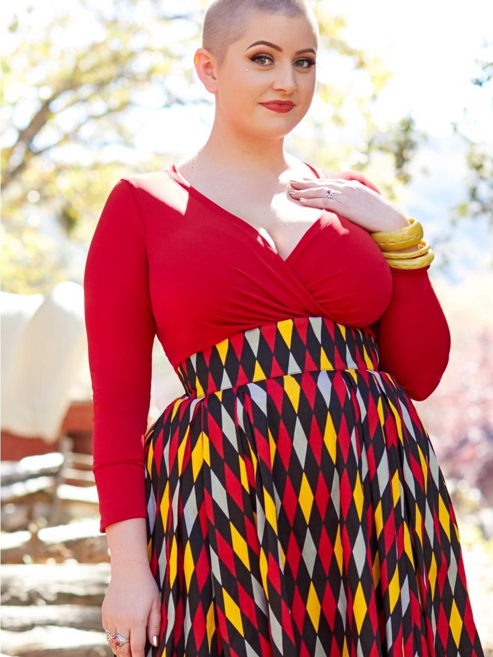 Pinup Couture Gia top in Red